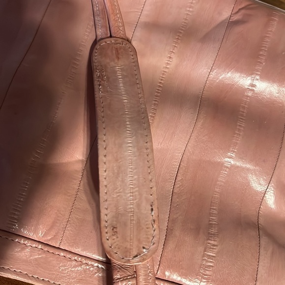 Leather of the sea - eel skin. VINTAGE. Over 40 years old. Soft supple - Picture 5 of 13